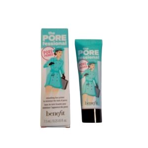 benefit the Porefessional Pore Smoothing Face Primer Travel Size 0.25 oz. NIB